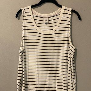 Cabi high low sleeveless shirt